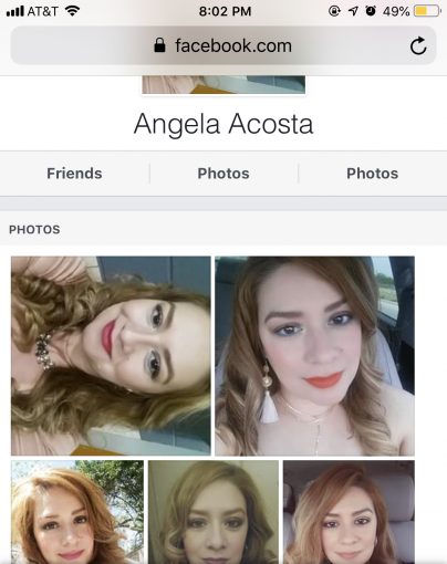 ANGELA ACOSTA — After 3!Yrs She Can’t Back Off