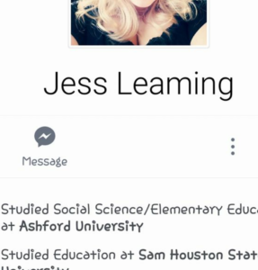 Jessica Dawn Leaming — College Station, Texas