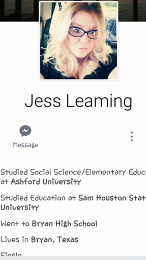 Jessica Dawn Leaming — College Station, Texas