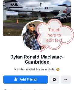 Dylan Ronald MacIsaac Cambridge Dirty Ugly Little B1tch