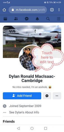 Dylan Ronald MacIsaac Cambridge Dirty Ugly Little B1tch