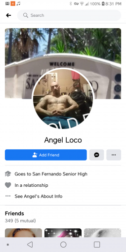 George Nevarez — Aka Angel Loco- Pos Woman Beater